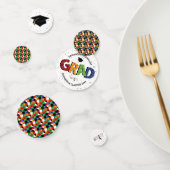 Confettis Gras Motif coloré (Groupe)