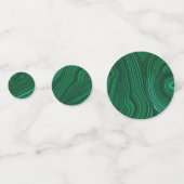 Confettis Green gemstone malachite natural stone design (Derrière)