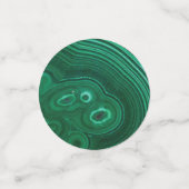 Confettis Green gemstone malachite natural stone design (Petit recto)