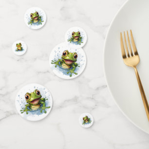 Confettis Grenouille drôle pour le baby shower