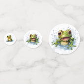 Confettis Grenouille drôle pour le baby shower (Derrière)