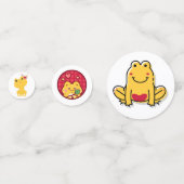 Confettis Grenouille jaune (Derrière)