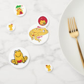 Confettis Grenouille jaune (Groupe)