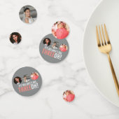 Confettis Gris et rose 30e THREEOH! photo graphique d'annive (Groupe)