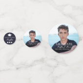 Confettis Guy Grad - Photo de graduation moderne (Devant)