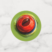 Confettis Halloween éffrayant Weird Eyeball Lizard Frog Mons (Petit recto)