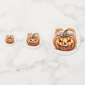 Confettis Halloween : grosse citrouille - (Derrière)