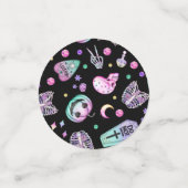 Confettis Halloween pastel gothique apothecaire et cimetière (Petit recto)