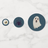 Confettis Halloween sombre - (Derrière)