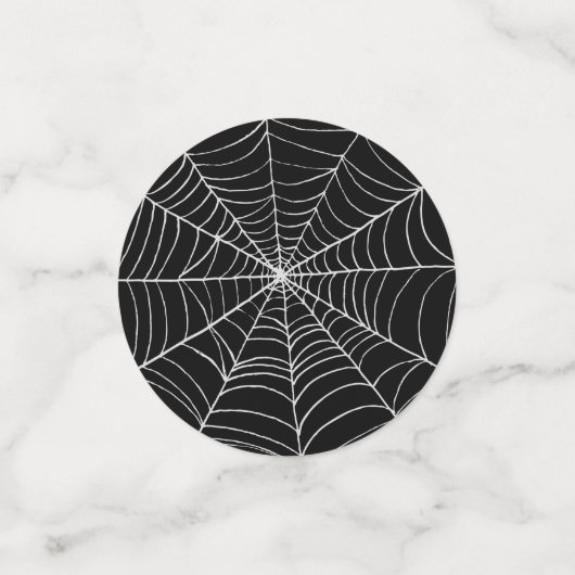 Confettis Halloween Spiderweb (Petit recto)