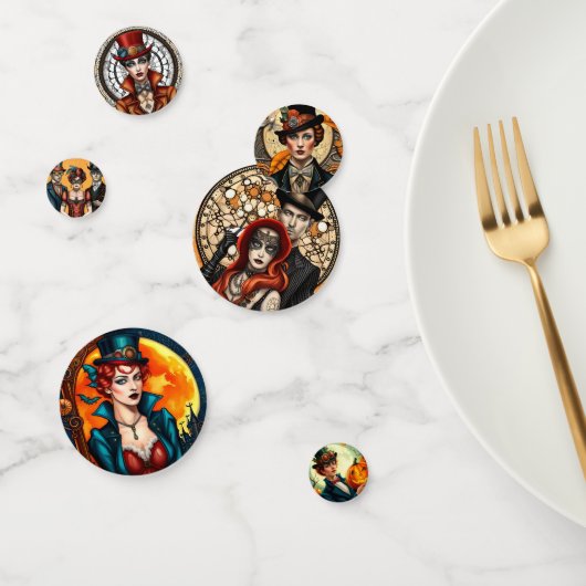 Confettis Halloween Steampunk (Groupe)
