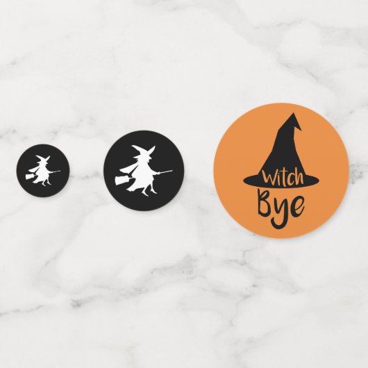 Confettis Halloween Witch (Derrière)