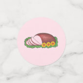 Confettis HAM IT UP Noël Pâques Dîner Nourriture (Petit recto)