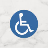 Confettis Handicapé (Petit recto)