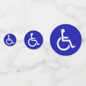 Confettis Handicapés handicapés (Derrière)