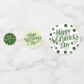 Confettis happy st Patrick's day coutume shamrock (Devant)
