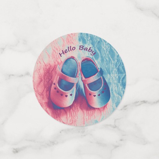 Confettis Hello Baby - charmant (Petit recto)