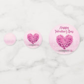 Confettis Heureuse Sainte-Valentin Rose Hyacinth Coeur Lovel (Devant)