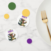 Confettis Heureux Mardi Gras Alligator (Groupe)