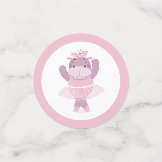 Confettis Hippo Ballerina (Petit recto)