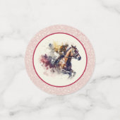 Confettis Hippocampe d'aquarelle Derby (Petit recto)