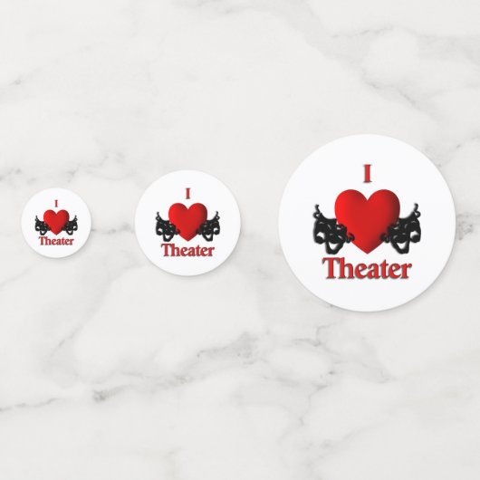 Confettis I Heart Theatre (Derrière)