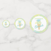 Confettis Ice Cream Graduation Party Blue Green (Devant)