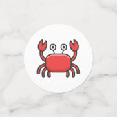 Confettis Icône de plage estivale ID532 (Petit recto)