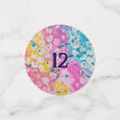 Confettis Impression Abstraite multicolore (Petit recto)