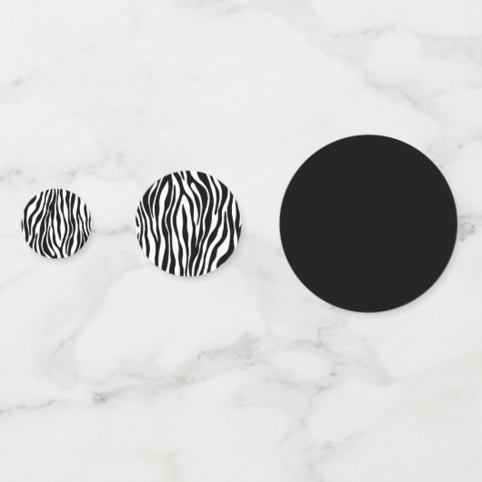 Confettis Impression Zebra (Derrière)