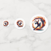 Confettis Incendie De Rue Avec Énergie Urbaine (Derrière)