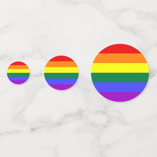 Confettis Indicateur de la fierté arc-en-ciel (Derrière)