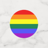 Confettis Indicateur de la fierté arc-en-ciel (Petit recto)