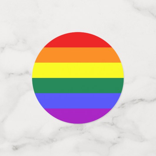 Confettis Indicateur de la fierté arc-en-ciel (Petit recto)