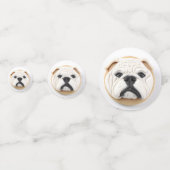 Confettis Inspiré 3D Bulldog (Devant)