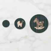 Confettis Inspired Baby Shower Personalized Tab (Derrière)