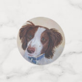 Confettis Irlandais Setter Puppy Anniversaire (Petit recto)