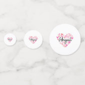 Confettis J'aime Abigail (Derrière)