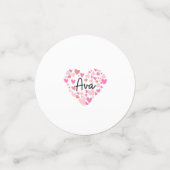 Confettis J'aime Ava (Petit recto)