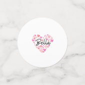 Confettis J'aime Bella (Petit recto)