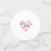 Confettis J'aime Ellie (Petit recto)