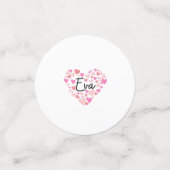 Confettis J'aime Eva (Petit recto)