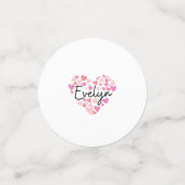Confettis J'aime Evelyn (Petit recto)
