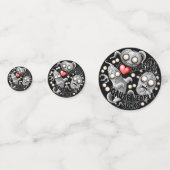 Confettis J'aime les monstres parce que les gens aiment les  (Derrière)