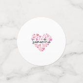 Confettis J'aime Samantha (Petit recto)