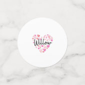 Confettis J'aime Willow (Petit recto)
