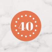 Confettis Jalon Anniversaire Multiphoto (Petit recto)