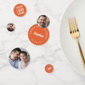 Confettis Jalon Anniversaire Multiphoto (Groupe)