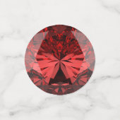 Confettis Janvier Birthstone Garnett Table (Petit recto)