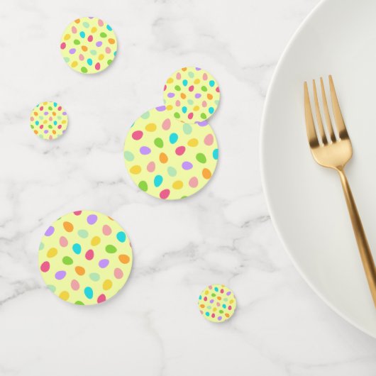 Confettis Jaune d'Oeuf de Base (Groupe)
